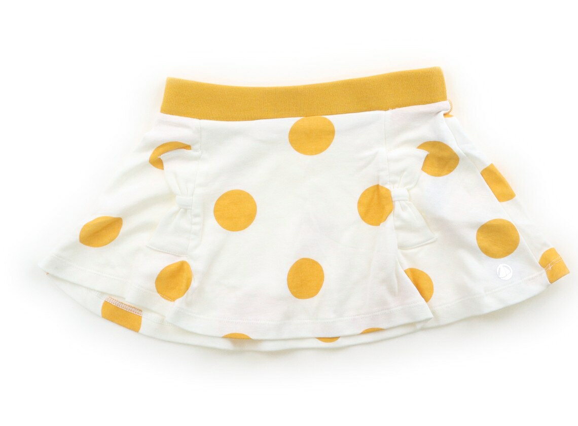 　ブランド 　PETIT BATEAU(プチバトー) 　カテゴリー 　キュロット 　サイズ 　95サイズ 　色 　ホワイト・イエロー 　状態 　N 　記名 　なし 　ジャンル 　Girl 新品タグ付き。3ANS/95cmサイズ表記。カットソー生地で、ウエストは総ゴムです。 ＊【状態】【サイズ】に関しての詳しい説明はこちら