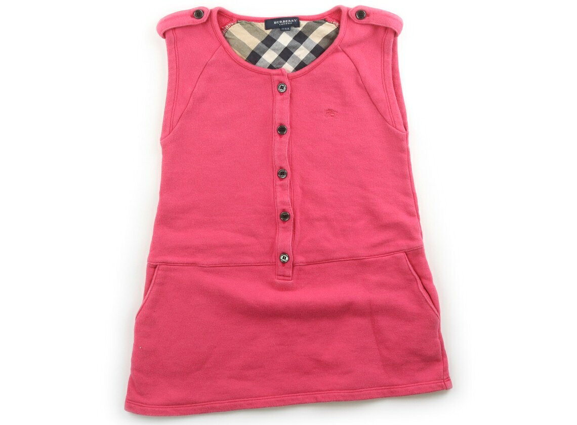 バーバリー BURBERRY ワンピース 110 女の子 ピンク 子供服 ベビー服 キッズ アウトレット ユーズド 【中古】キッズ・ベビー・マタニティ