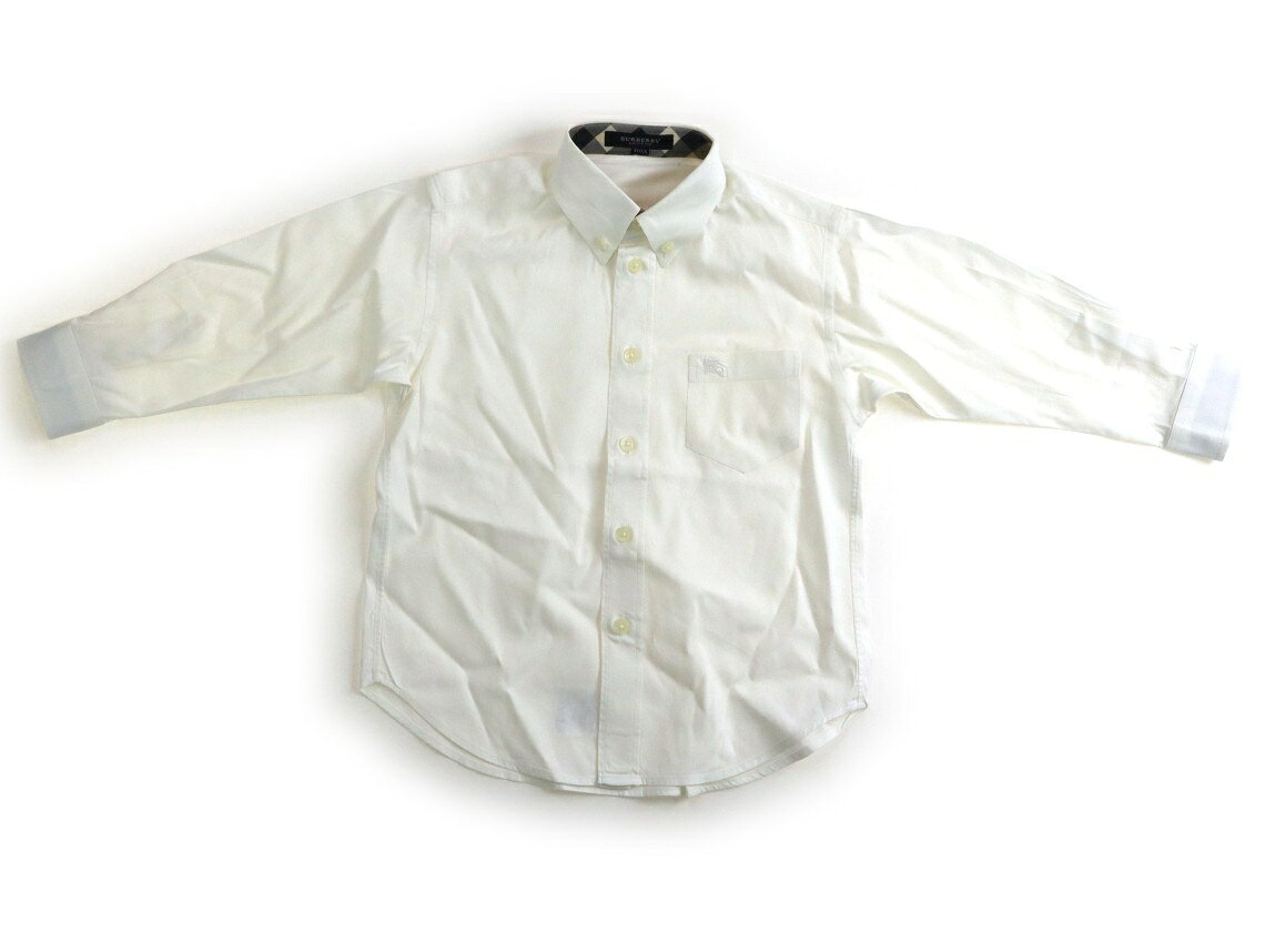 バーバリー BURBERRY シャツ・ブラウス 110 男の子 オフホワイト 子供服 ベビー服 キッズ アウトレット ユーズド 【中古】キッズ・ベビー・マタニティ