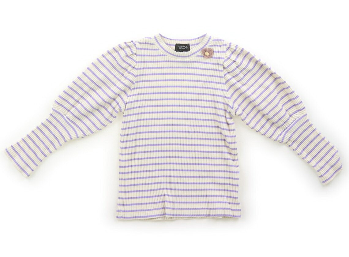 　ブランド 　petit main(プティマイン) 　カテゴリー 　Tシャツ・カットソー 　サイズ 　100サイズ 　色 　オフホワイト、パープル、ボーダー 　状態 　★★★ 　記名 　なし 　ジャンル 　Girl 洗いざらし感あり。まだお使いいただけそうです。 ＊【状態】【サイズ】に関しての詳しい説明はこちら