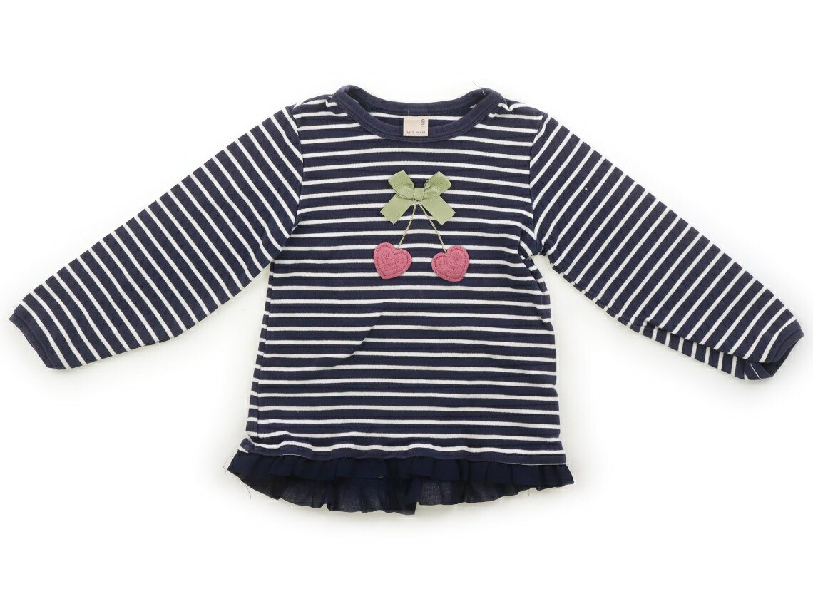 　ブランド 　petit main(プティマイン) 　カテゴリー 　Tシャツ・カットソー 　サイズ 　120サイズ 　色 　紺、ボーダー、さくらんぼ 　状態 　★★（返品不可） 　記名 　なし 　ジャンル 　Girl 本体に色褪せと毛羽立ちあり。白っぽさが見られます。 ＊【状態】【サイズ】に関しての詳しい説明はこちら
