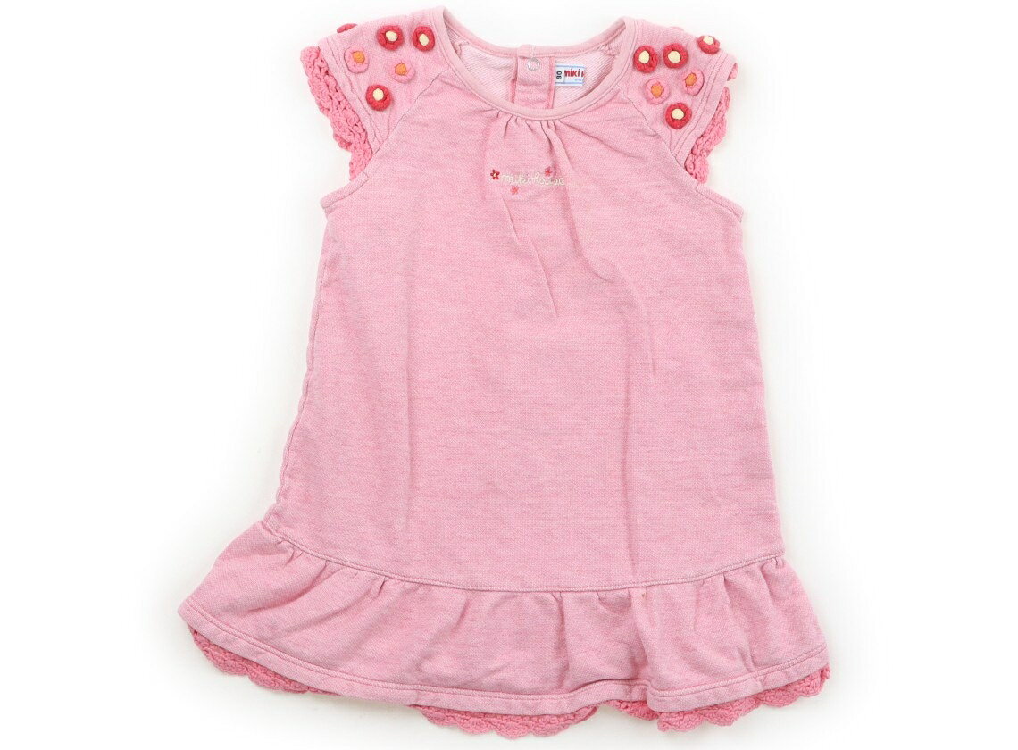 ミキハウス miki HOUSE ジャンパースカート 90 女の子 杢ピンク 子供服 ベビー服 キッズ アウトレット ユーズド 【中古】キッズ・ベビー・マタニティ