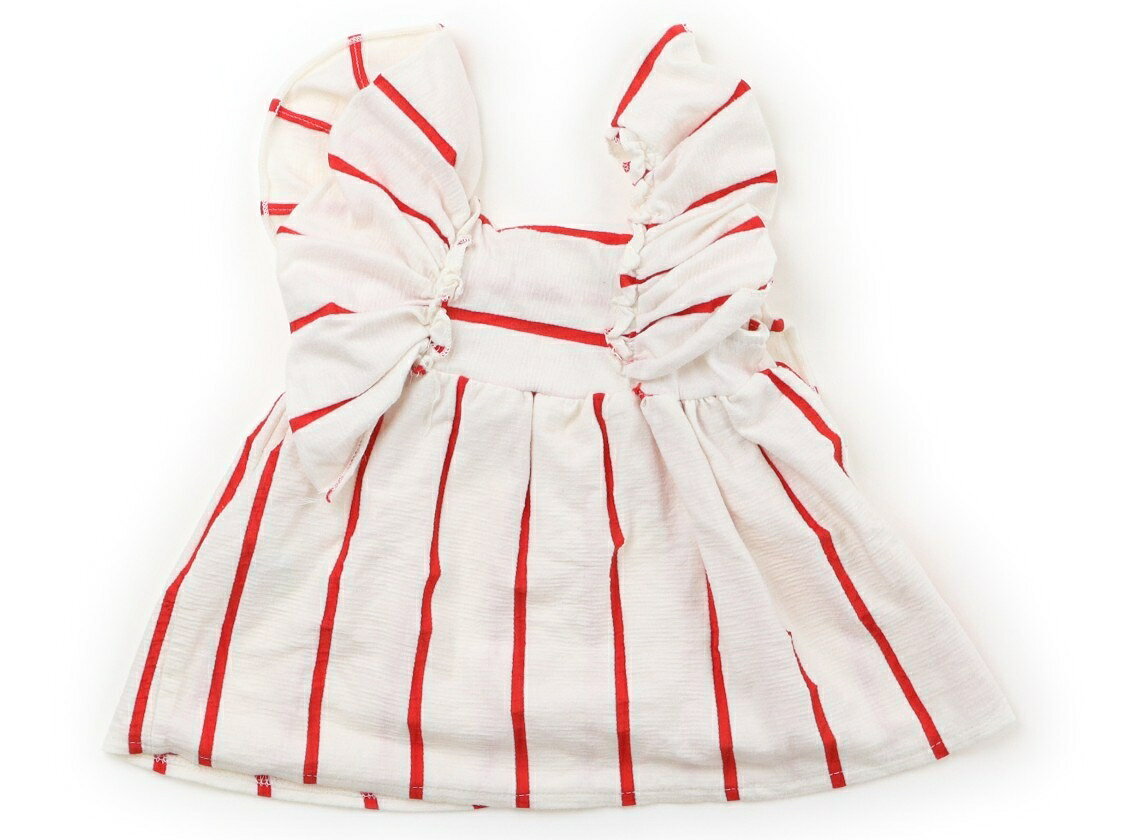 ザラ ZARA チュニック 70 女の子 白　赤 子供服 ベビー服 キッズ アウトレット ユーズド 【中古】キッズ・ベビー・マタニティ carryon-13701920 CarryOn サンプル画像2