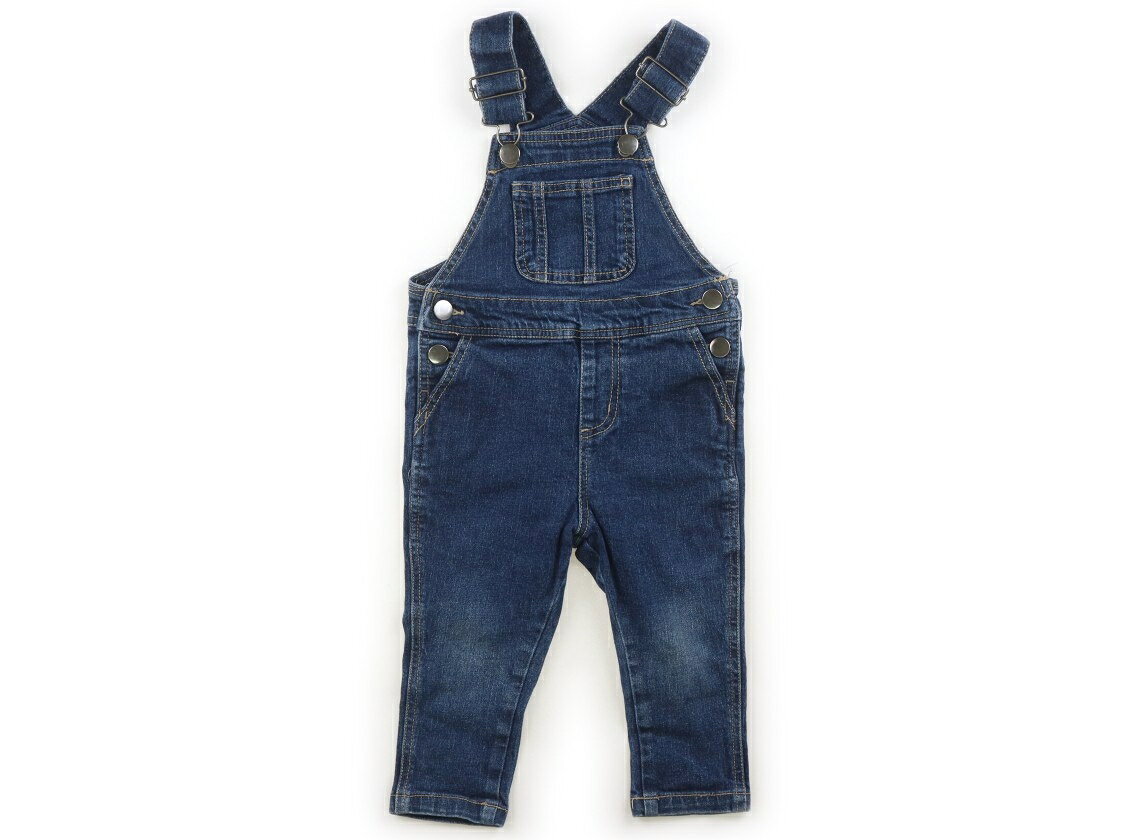 プティマイン petit main オーバーオール 80 男の子 青 子供服 ベビー服 キッズ アウトレット ユーズド 【中古】キッズ・ベビー・マタニティ