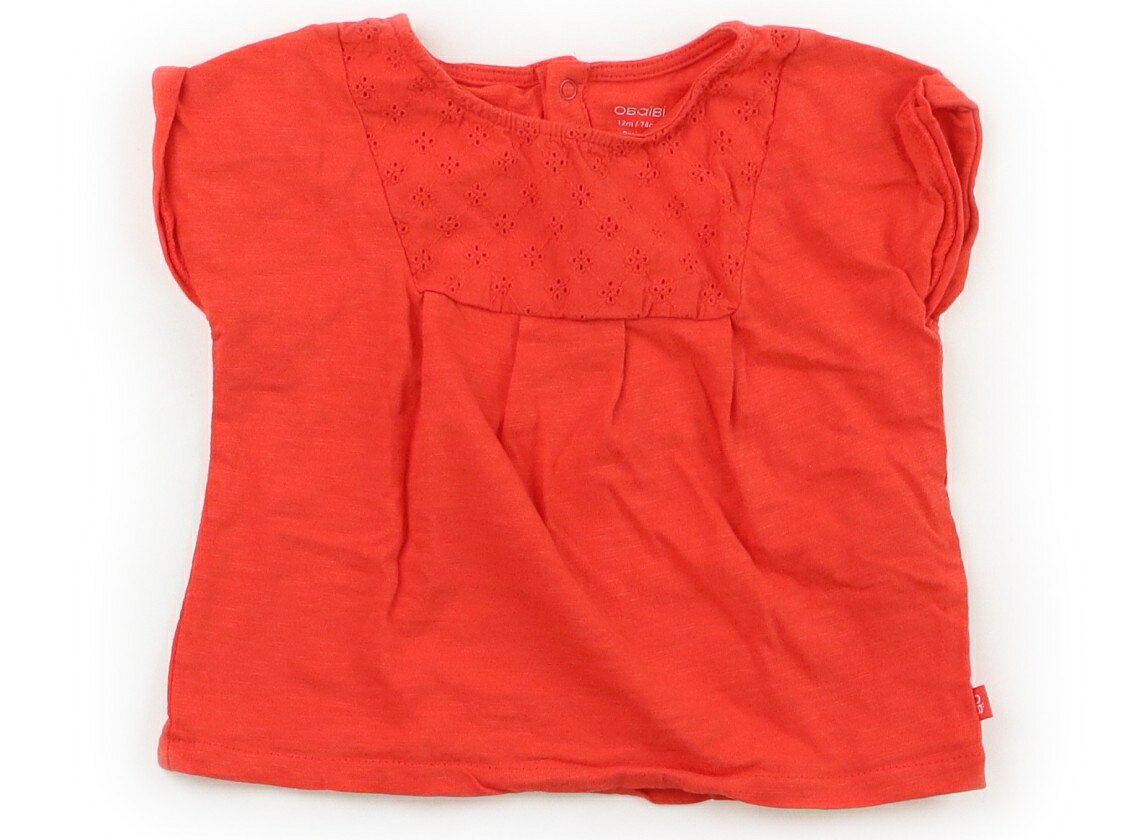 　ブランド 　OBAIBI(オバイビ) 　カテゴリー 　Tシャツ・カットソー 　サイズ 　70サイズ 　色 　レッド・レース 　状態 　★★★ 　記名 　なし 　ジャンル 　Girl 実際のサイズ表記は74cmです。前ヨークにレース生地の切り替えです。袖口ロールアップに若干ヨレがありますが、大きく目立つ汚れはありません。 ＊【状態】【サイズ】に関しての詳しい説明はこちら