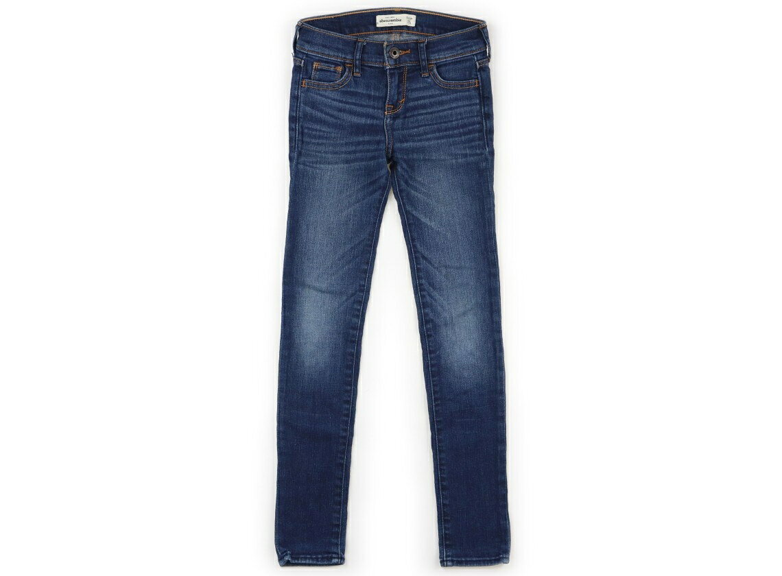 アバクロ Abercrombie ジーンズ 140 女の子 インディゴブルー 子供服 ベビー服 キッズ アウトレット ユーズド 【中古】キッズ・ベビー・マタニティ