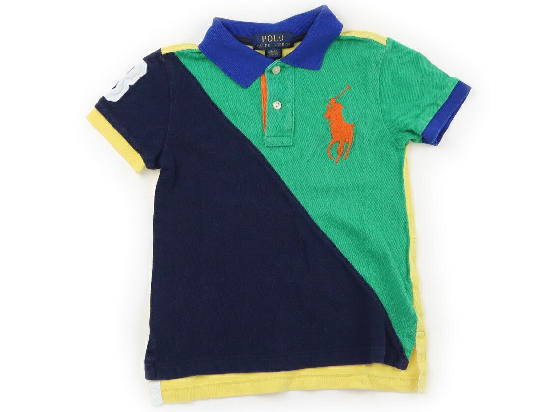 　ブランド 　POLO RALPH LAUREN(ポロラルフローレン) 　カテゴリー 　ポロシャツ 　サイズ 　110サイズ 　色 　ネイビー・グリーン・イエロー・ブルー 　状態 　★★★ 　記名 　なし 　ジャンル 　Boy 鹿の子地。色あせによる白い毛羽立ちがありますが、まだお使いいただけそうです。 ＊【状態】【サイズ】に関しての詳しい説明はこちら