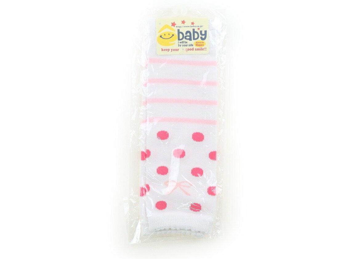 　ブランド 　e-baby(イーベビー) 　カテゴリー 　レッグウォーマー 　サイズ 　ベビー用品 　色 　白、ピンク、ボーダー、ドット 　状態 　N 　記名 　なし 　ジャンル 　Girl 新品タグ付きです。平置き実寸約27×9cm。 ＊【状態】【サイズ】に関しての詳しい説明はこちら