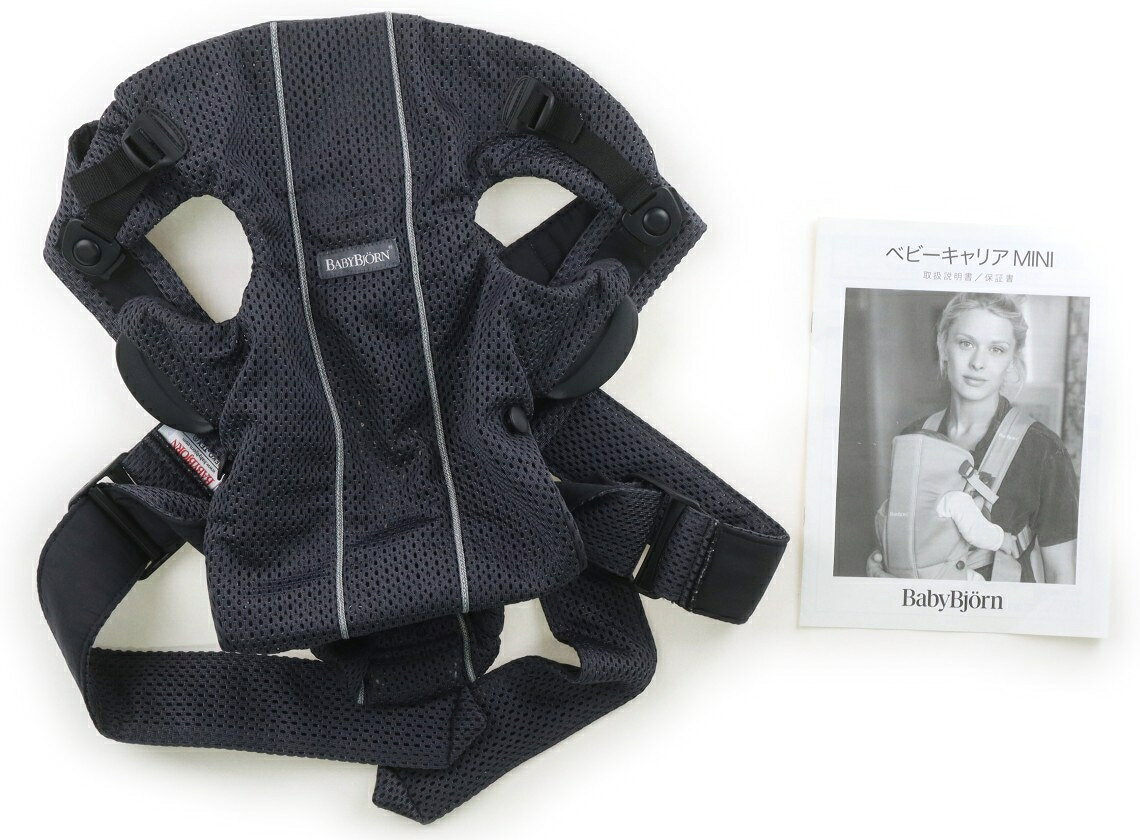 　ブランド 　baby bjorn(ベビービョルン) 　カテゴリー 　抱っこひも・スリング 　サイズ 　ママ向けアイテム 　色 　グレー 　状態 　★★★★ 　記名 　なし 　ジャンル 　Baby ベビーキャリアMINIで、メッシュ素材で、説明書付きです。使用感はありますが、きれいな状態です。 ＊【状態】【サイズ】に関しての詳しい説明はこちら