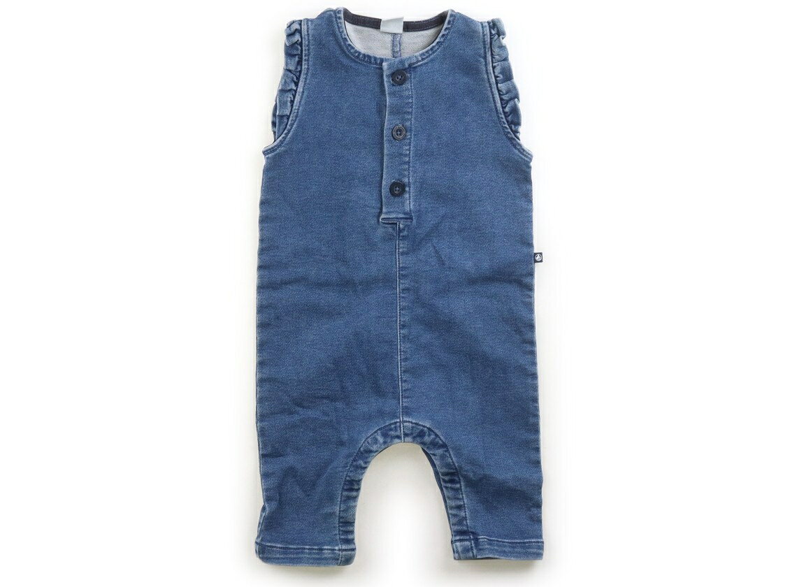 　ブランド 　PETIT BATEAU(プチバトー) 　カテゴリー 　ベビーオーバーオール 　サイズ 　70サイズ 　色 　ウォッシュブルー、フリル 　状態 　★★★ 　記名 　なし 　ジャンル 　Girl 実際のサイズ表記は12m/74cmです。やや色褪せが見られますが、目だつ汚れはなくまだまだお使いいただけそうです。 ＊【状態】【サイズ】に関しての詳しい説明はこちら
