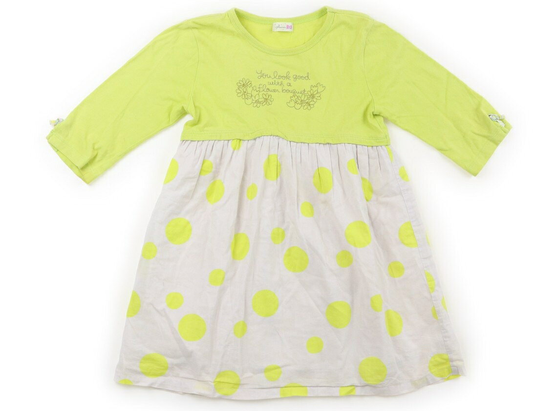 ニットプランナー（KP） Knit Planner(KP) ワンピース 120 女の子 黄色、ライトグレー 子供服 ベビー服 キッズ アウトレット ユーズド 【中古】キッズ・ベビー・マタニティ