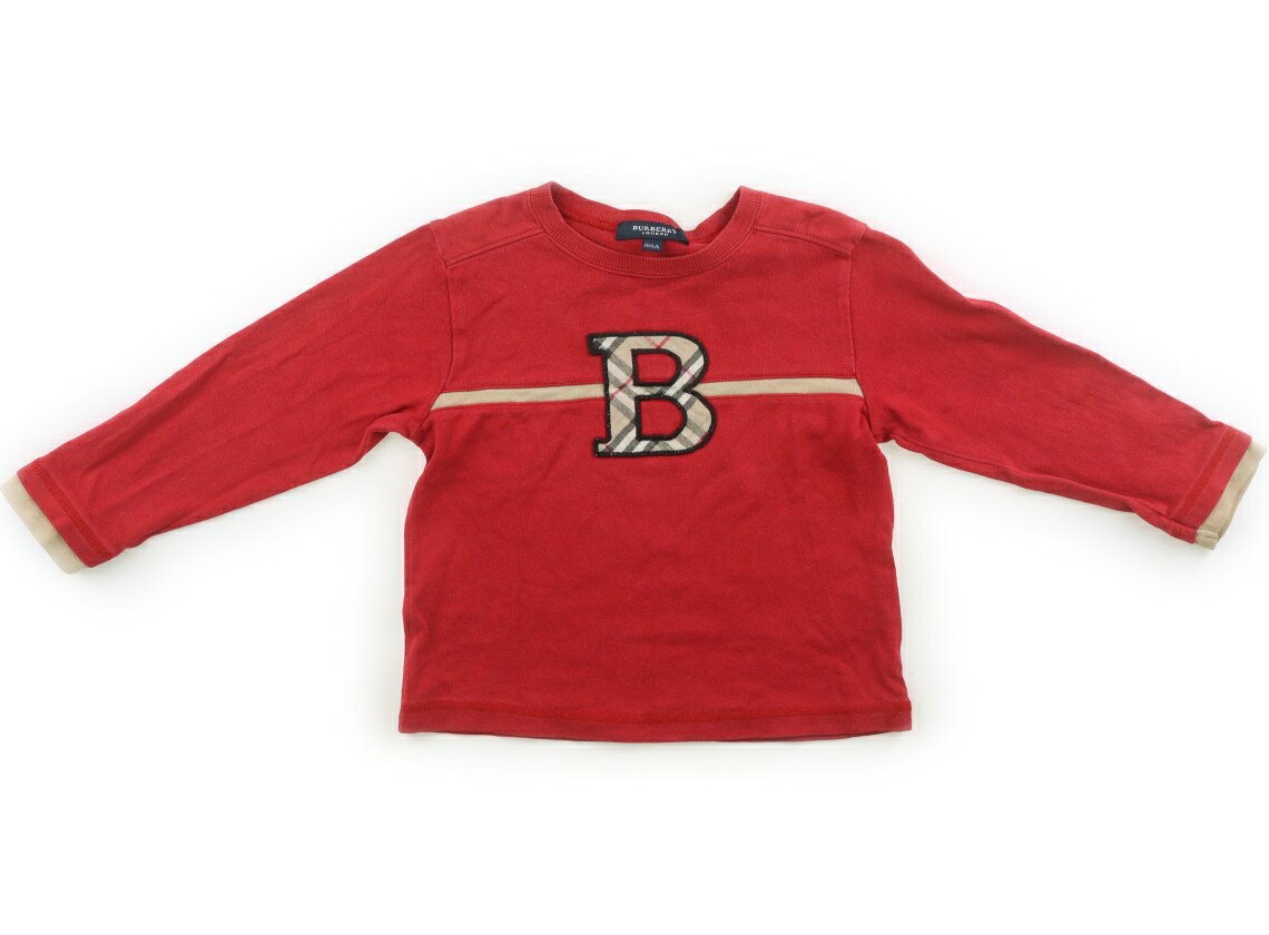 バーバリー BURBERRY トレーナー・プルオーバー 100 女の子 ダークレッド・BURBERRYチェック 子供服 ベビー服 キッズ アウトレット ユーズド 【中古】キッズ・ベビー・マタニティ