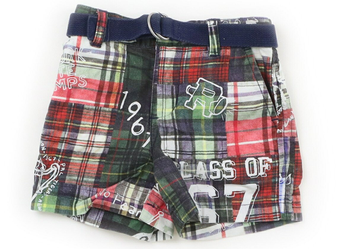 ラルフローレン Ralph Lauren ショートパンツ 80 男の子 紺、赤、チェック 子供服 ベビー服 キッズ アウトレット ユーズド 【中古】キッズ・ベビー・マタニティ