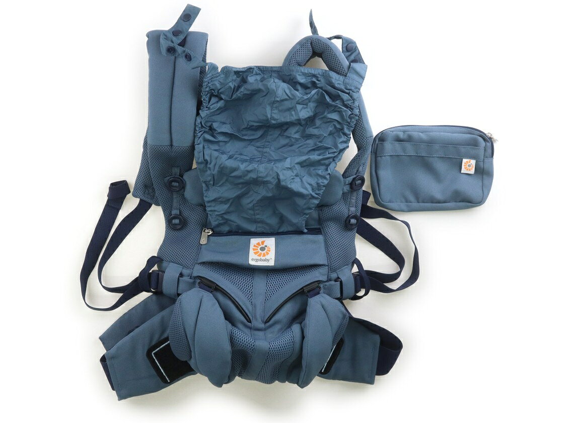 　ブランド 　ERGO Baby(エルゴベビー) 　カテゴリー 　抱っこひも・スリング 　サイズ 　ママ向けアイテム 　色 　オクスフォードブルー 　状態 　★★（返品不可） 　記名 　なし 　ジャンル 　Baby OMNI 360 COOL AIR-OXFORD BLUEです。ポーチ(12×17×3cm)がセットになっています。ヘッドサポート部分の広範囲に汚れがあり、ウエストベルトを留めるゴムが伸びています。 ＊【状態】【サイズ】に関しての詳しい説明はこちら