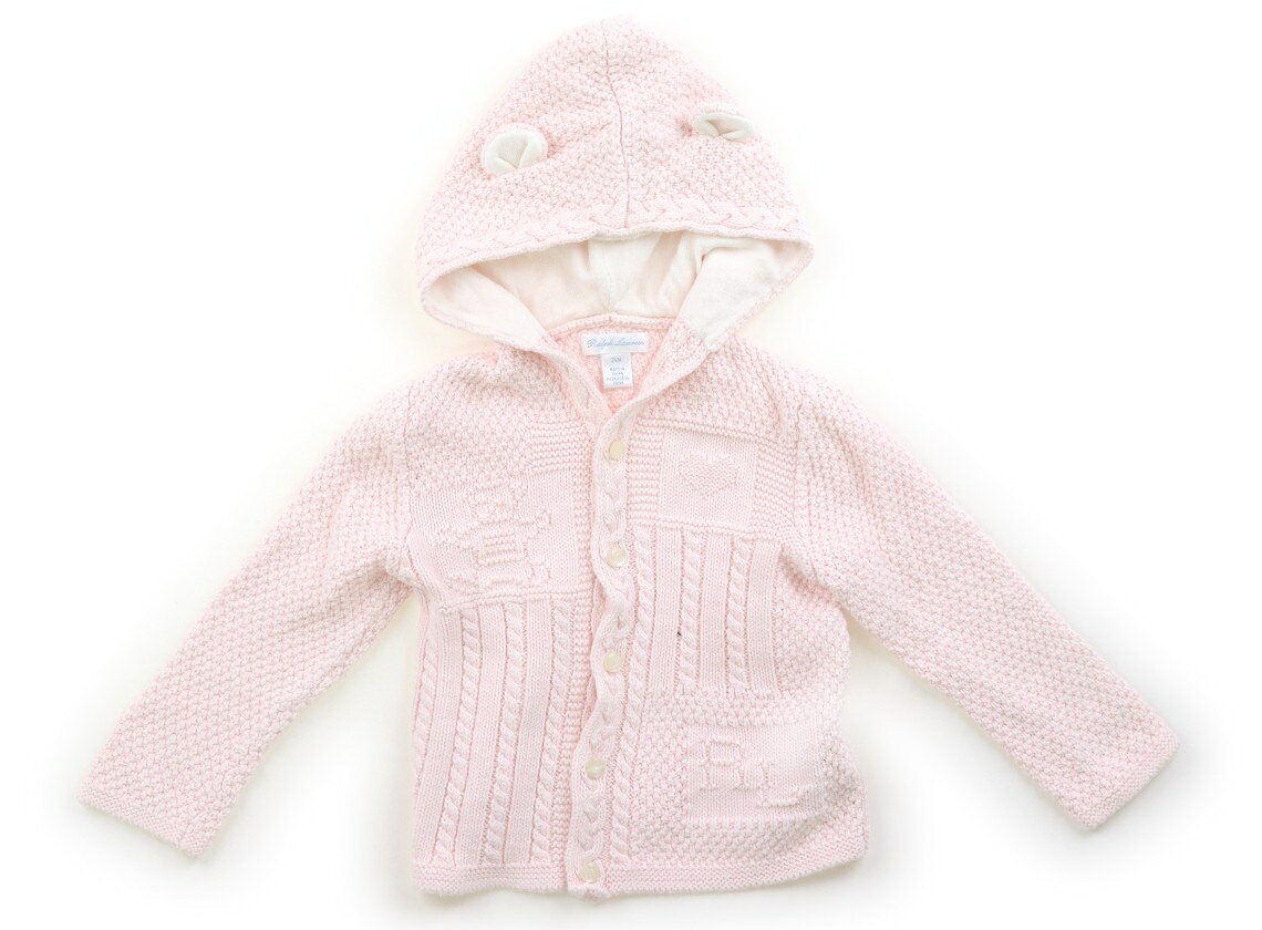 　ブランド 　Ralph Lauren(ラルフローレン) 　カテゴリー 　カーディガン 　サイズ 　90サイズ 　色 　ピンク 　状態 　★★★ 　記名 　なし 　ジャンル 　Girl コットンニット地。フード付き。薄いシミがいくつか見られ、毛羽立ち・洗いざらし感があります。 ＊【状態】【サイズ】に関しての詳しい説明はこちら