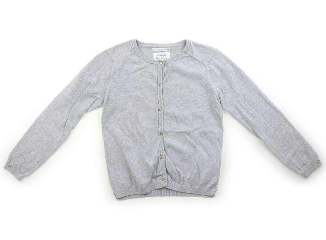 ザラ ZARA カーディガン 140 女の子 グレー 子供服 ベビー服 キッズ アウトレット ユーズド 【中古】キッズ・ベビー・マタニティ