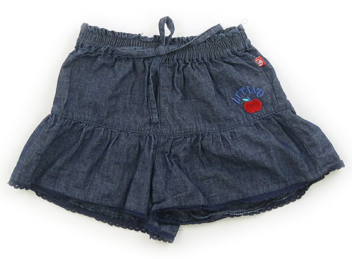 　ブランド 　Zutano(ズタノ) 　カテゴリー 　キュロット 　サイズ 　90サイズ 　色 　インディゴブルー 　状態 　★★（返品不可） 　記名 　なし 　ジャンル 　Girl 薄手のデニム生地、ウエストは総ゴムです。品質タグやブランドタグが一部切ってあります。裾にヨレ、全体にやや洗いざらし感が見受けられます。 ＊【状態】【サイズ】に関しての詳しい説明はこちら