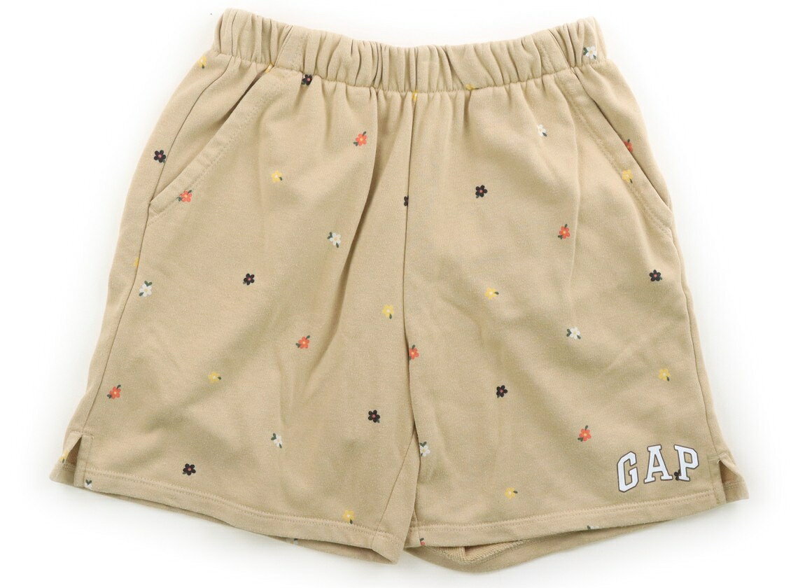 　ブランド 　GAP(ギャップ) 　カテゴリー 　ショートパンツ 　サイズ 　150サイズ 　色 　ベージュ・お花 　状態 　★★★ 　記名 　なし 　ジャンル 　Girl 裏毛生地。ウエストは総ゴムです。全体的に毛羽立ちがあります。 ＊【状態】【サイズ】に関しての詳しい説明はこちら