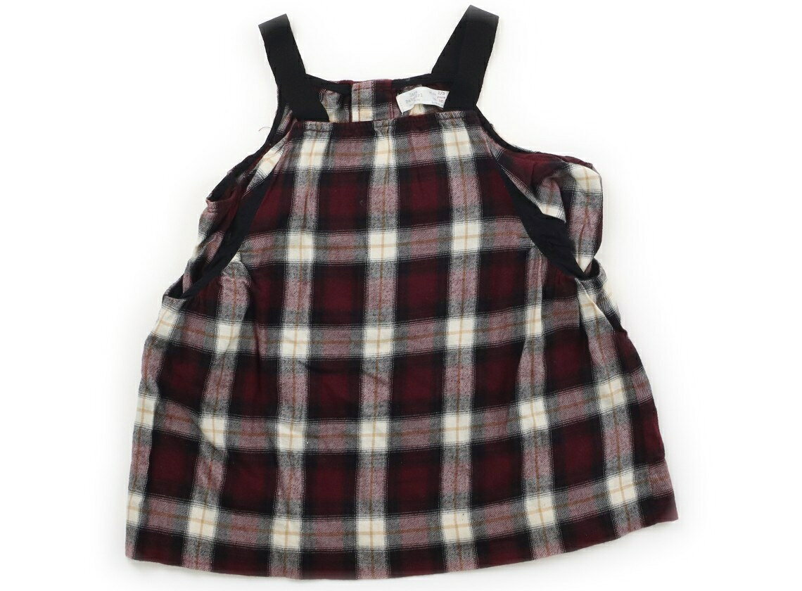 　ブランド 　ZARA(ザラ) 　カテゴリー 　ジャンパースカート 　サイズ 　95サイズ 　色 　黒・白・ワインレッド系・チェック柄 　状態 　★★（返品不可） 　記名 　なし 　ジャンル 　Girl 実際のサイズ表記は98cm。後ろボタンあきです。胸元真ん中に白の付着物あり。全体的に毛羽立ち、ヨレ感あり。外遊び用等にいかがでしょうか。 ＊【状態】【サイズ】に関しての詳しい説明はこちら