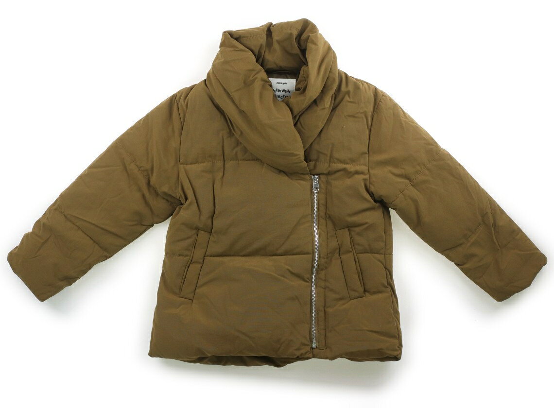 ザラ ZARA コート・ジャンパー 130 女の子 オリーブグリーン 子供服 ベビー服 キッズ アウトレット ユーズド 【中古】キッズ・ベビー・マタニティ
