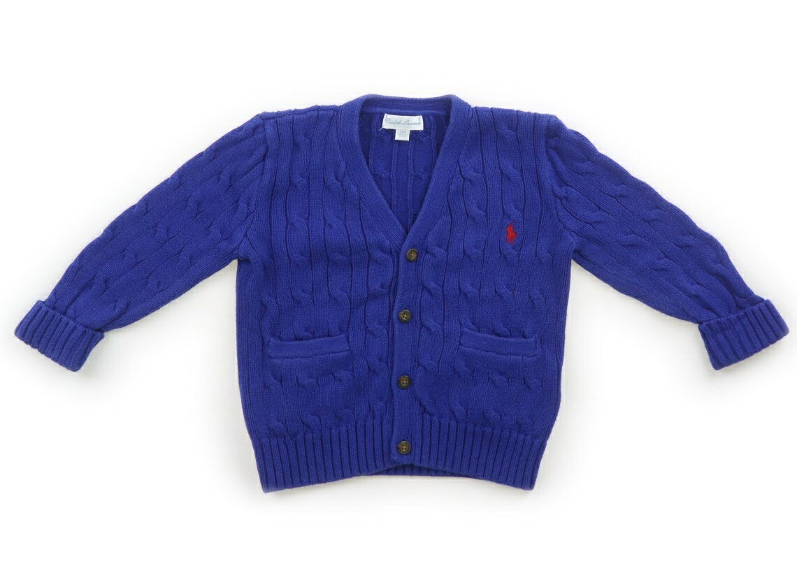 ラルフローレン Ralph Lauren カーディガン 90 男の子 青 子供服 ベビー服 キッズ アウトレット ユーズド 【中古】キッズ・ベビー・マタニティ