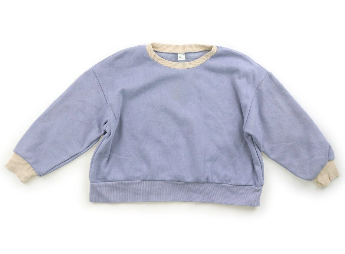 アプレレクール apres les cours トレーナー・プルオーバー 120 女の子 ブルー、クリーム 子供服 ベビー服 キッズ アウトレット ユーズド 【中古】キッズ・ベビー・マタニティ