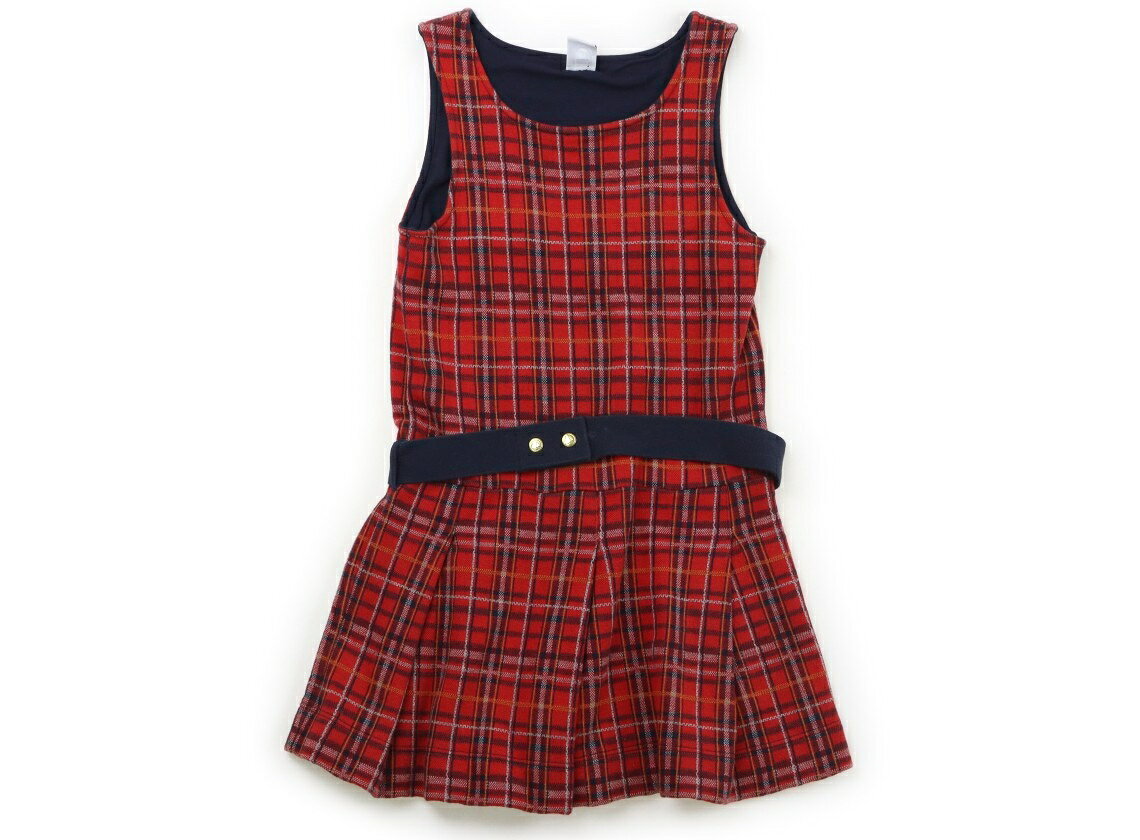 　ブランド 　PETIT BATEAU(プチバトー) 　カテゴリー 　ジャンパースカート 　サイズ 　110サイズ 　色 　赤、ネイビー、チェック 　状態 　★★★ 　記名 　なし 　ジャンル 　Girl 実際のサイズ表記は116cm。コットン製、内側は微起毛です。ベルト付き。少し毛羽立ちとベルトにやや色褪せが見受けられます。 ＊【状態】【サイズ】に関しての詳しい説明はこちら