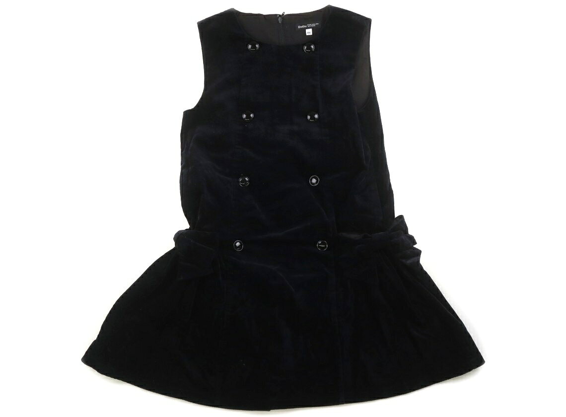 　ブランド 　BeBe(べべ) 　カテゴリー 　ジャンパースカート 　サイズ 　140サイズ 　色 　ダークネイビー 　状態 　★★★ 　記名 　なし 　ジャンル 　Girl 別珍生地。裏地付きです。後ろファスナー開き。部分的にやや白っぽい擦れ感ありますが、目立った汚れはありません。 ＊【状態】【サイズ】に関しての詳しい説明はこちら