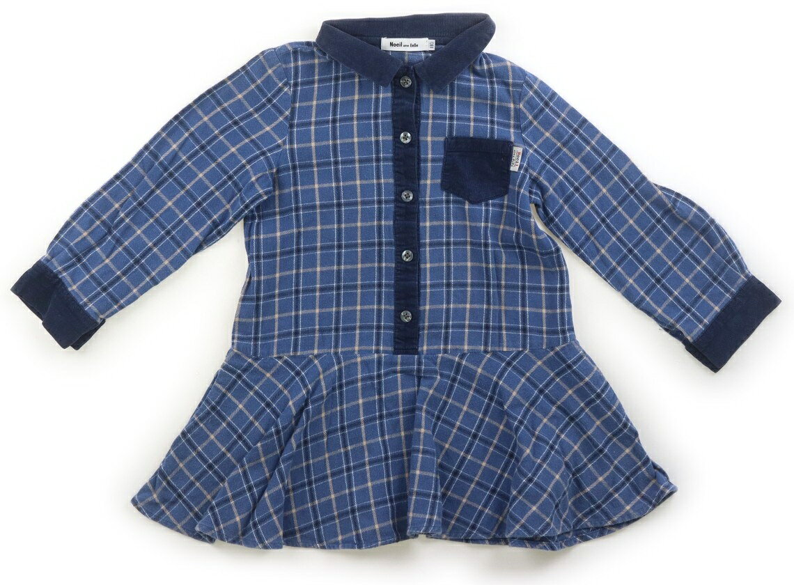 ノイユ Noeil ジャンパースカート 110 女の子 青チェック 子供服 ベビー服 キッズ アウトレット ユーズド 【中古】キッズ・ベビー・マタニティ