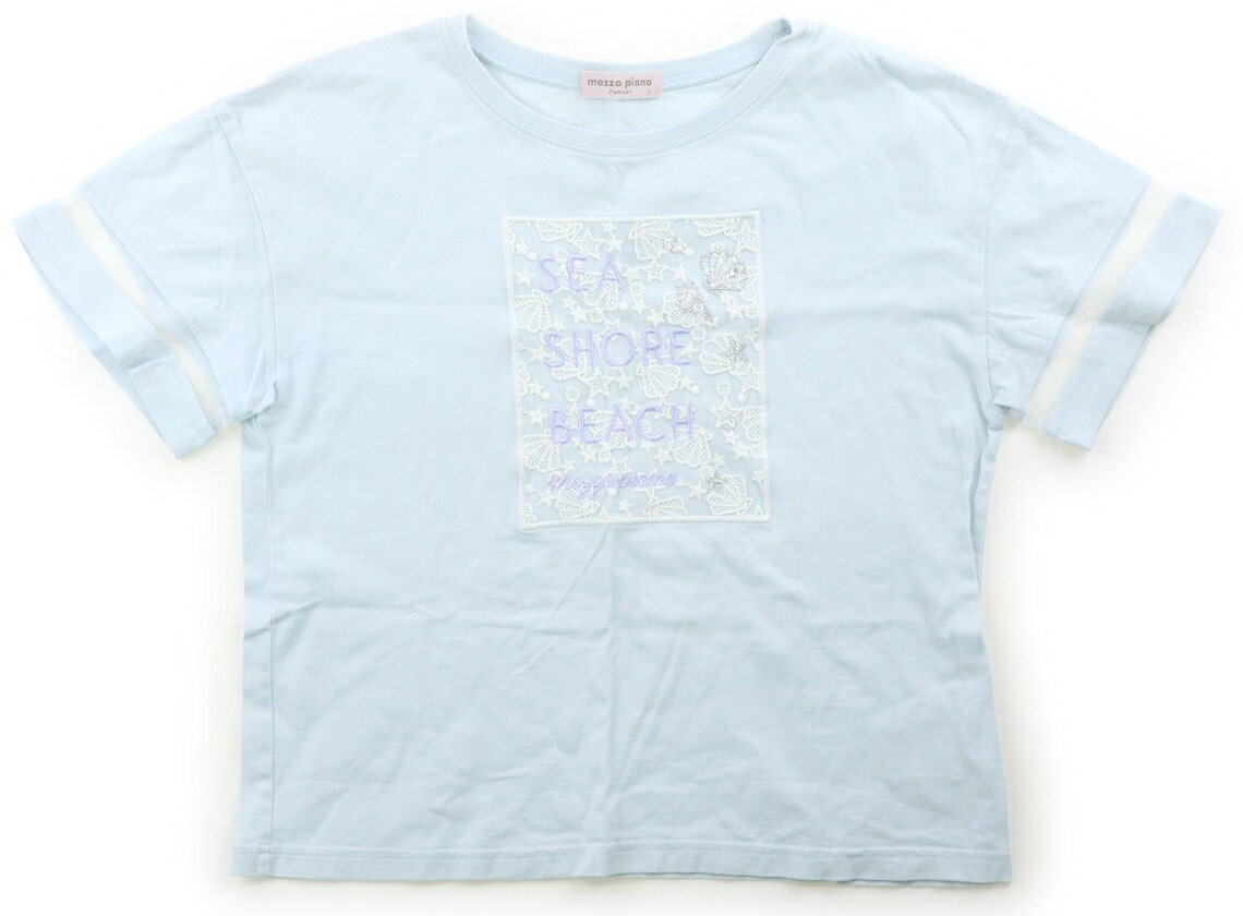 　ブランド 　mezzo piano(メゾピアノ) 　カテゴリー 　Tシャツ・カットソー 　サイズ 　160サイズ 　色 　ライトブルー・刺しゅう 　状態 　★★★ 　記名 　なし 　ジャンル 　Girl 全体的に毛羽立ちがあります。洗い替え用にいかがでしょうか。実際のサイズ表記はLです。 ＊【状態】【サイズ】に関しての詳しい説明はこちら