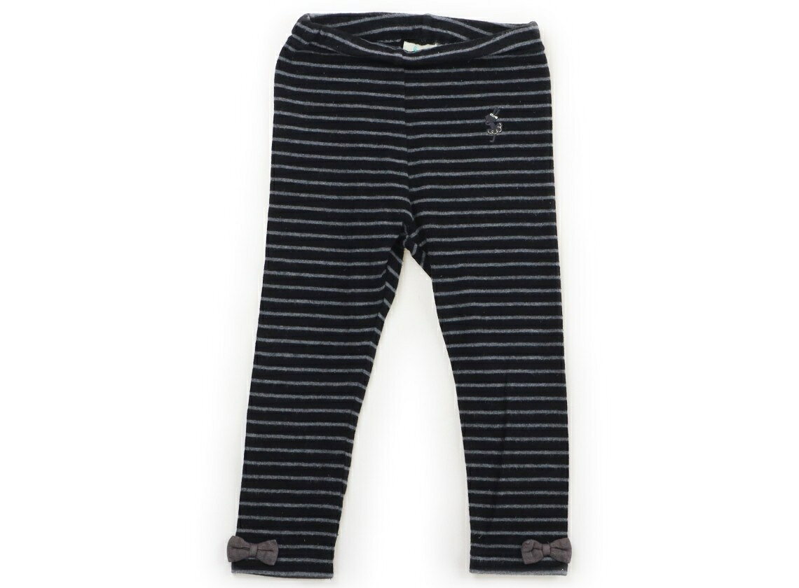 ニットプランナー（KP） Knit Planner(KP) レギンス 90 女の子 黒、グレー、ボーダ...