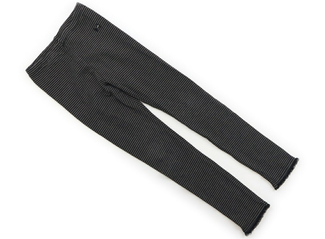 ニットプランナー（KP） Knit Planner(KP) レギンス 150 女の子 黒　チャコールグ...
