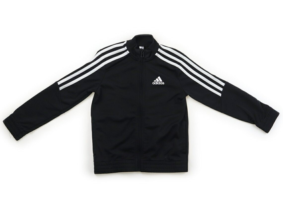　ブランド 　Adidas(アディダス) 　カテゴリー 　スポーツウェア・ダンスウェア 　サイズ 　120サイズ 　色 　黒、白 　状態 　★★（返品不可） 　記名 　なし 　ジャンル 　Boy 裏微起毛。品質タグにシールはがし跡のノリ残りあり。胸元に毛玉、所々に小さな傷あり。 ＊【状態】【サイズ】に関しての詳しい説明はこちら