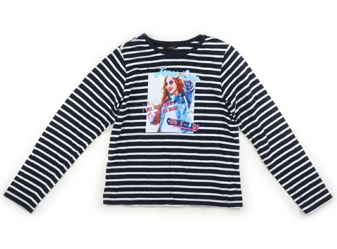　ブランド 　JENNI(ジェニィ) 　カテゴリー 　Tシャツ・カットソー 　サイズ 　150サイズ 　色 　ネイビー、白ボーダー、女の子 　状態 　★★★ 　記名 　なし 　ジャンル 　Girl やや毛羽立ちが見られますが、目立つ汚れはなくまだまだお使い頂けそうです。 ＊【状態】【サイズ】に関しての詳しい説明はこちら
