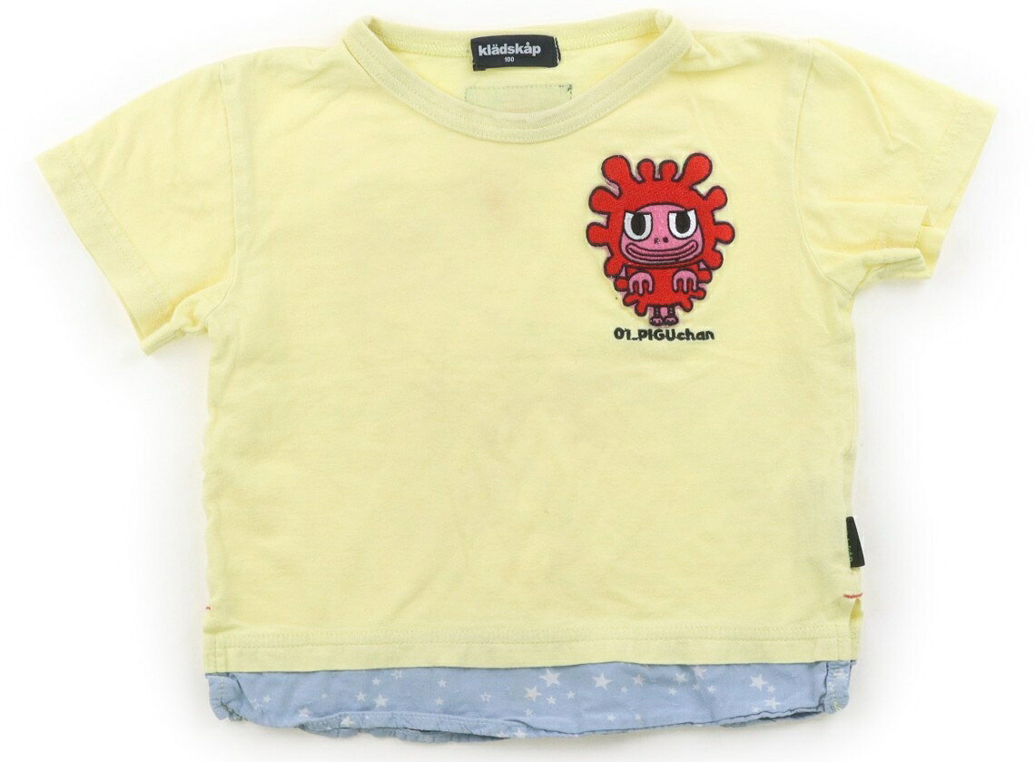 　ブランド 　kladskap(クレードスコープ) 　カテゴリー 　Tシャツ・カットソー 　サイズ 　100サイズ 　色 　レモン・ブルー星柄 　状態 　★★（返品不可） 　記名 　なし 　ジャンル 　Boy カイジュウステップコラボ商品です。前身頃に、f区数のシミあり。全体に使用感あり。遊び用にいかがでしょうか。 ＊【状態】【サイズ】に関しての詳しい説明はこちら