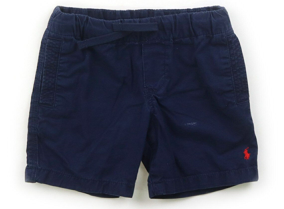 　ブランド 　POLO RALPH LAUREN(ポロラルフローレン) 　カテゴリー 　ショートパンツ 　サイズ 　100サイズ 　色 　ネイビー 　状態 　★★（返品不可） 　記名 　なし 　ジャンル 　Boy 薄手のコットン生地。ウエストは総ゴムです。全体に毛羽立ちに伴う白っぽさがあり、白い汚れが複数付着しています。外遊びや洗い替え用にいかがでしょうか？ ＊【状態】【サイズ】に関しての詳しい説明はこちら