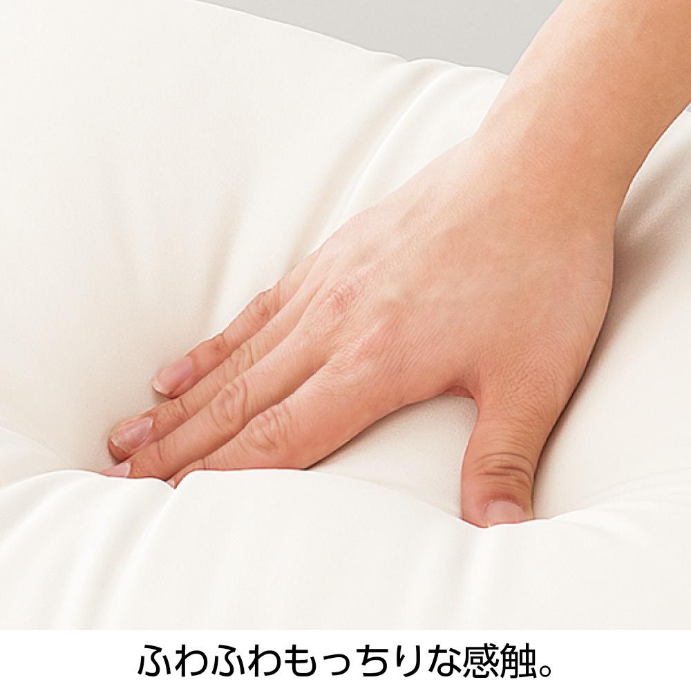 【日本製】洗える低反発枕(オフホワイト) 介護 シニア 高齢者 老人 枕 寝具 介護施設 在宅介護 Carry Smile carrysmile-10000792 シニアファッション Carry Smile サンプル画像3