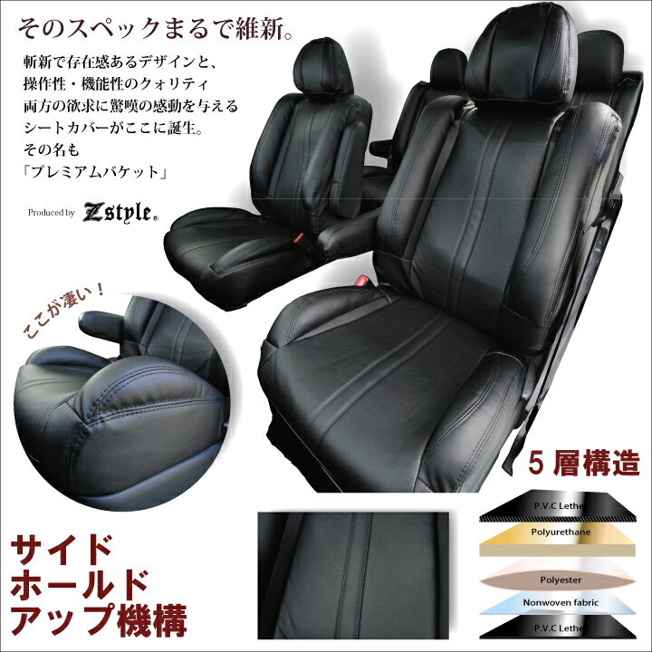 【店内全品5％引き】ブラックフライデー マツダ AZオフロード (AZOFFROAD) 専用 プレミアムバケット シートカバー シートカバーでバケットシートのホールド感を実現 ※オーダー受注生産（約45日）代引き不可 ケアスター