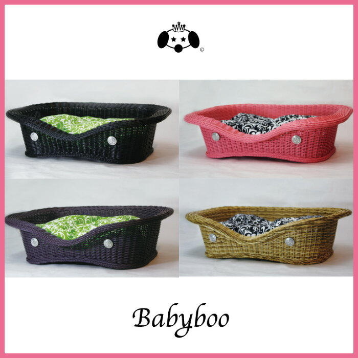 かわいいペットグッズ★送料無料 ペットベッド 犬用 BABYBOO Dog Bed コルボ【スクエア型】 セレブベッド