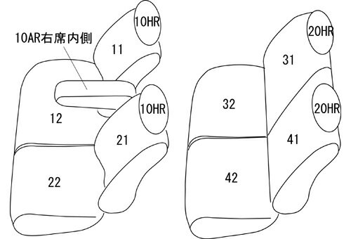 イレブン　クラッツィオ　キルティングタイプ　シートカバーN-BOX JF3/JF4H29/09〜 4人乗りG・L/G・L Honda SENSING 2