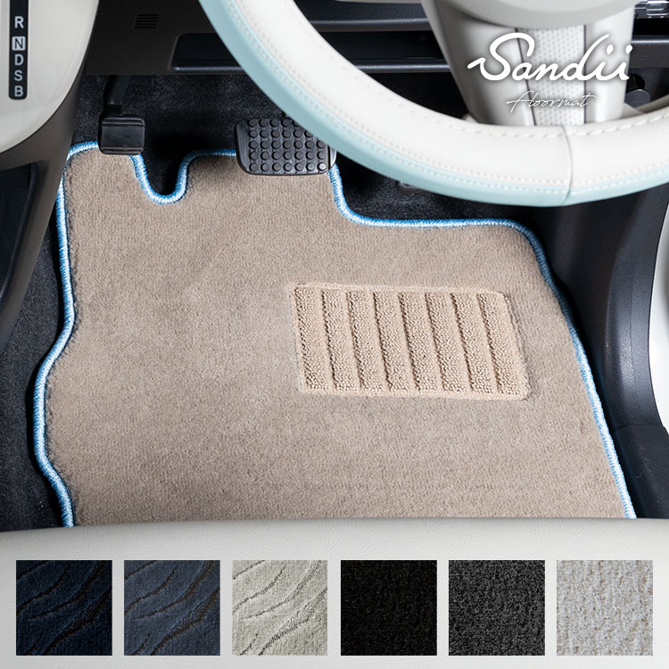 ランサーエボリューション フロアマット Sandii Floormat サンディ 車 車用品 カー用品 内装パーツ