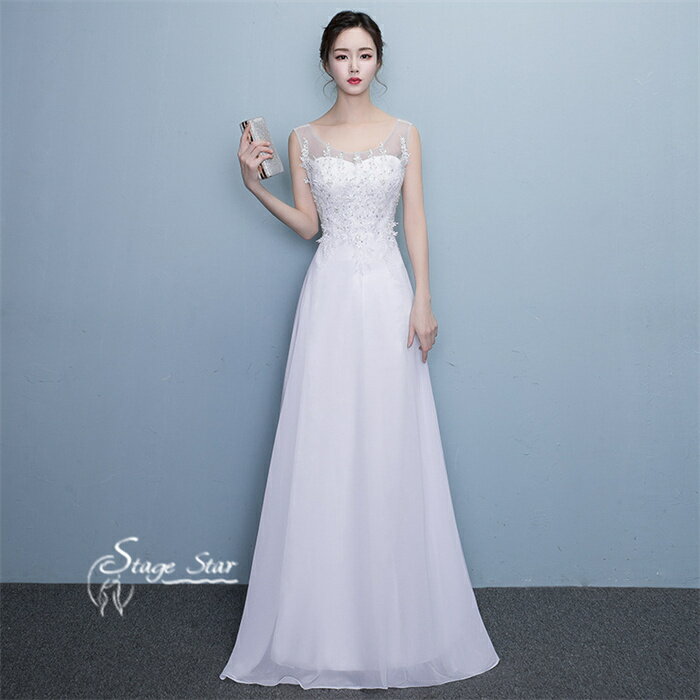 【全品最大30％OFF】 イブニングドレス 演奏会用ドレス パーティードレス ウェディングドレス 花嫁ドレス ノースリーブ 後撮り 結婚式 透け感 ロングドレス 花嫁 ドレス お呼ばれ 前撮り ロングドレス 発表会 舞台 二次会 謝恩会 披露宴 ホワイトXS S M L XL 2XL 3XL