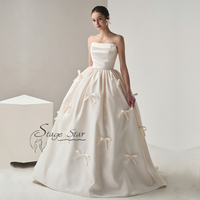 【最大30%OFF】ウェディングドレス aライン 花嫁 二次会 結婚式 披露宴 挙式 ドレス ロング ウエディングドレス ロングドレス 編み上げ ベアトップ プリンセスライン ウェディング ブライダル Wedding フォトウエディング 前撮り ホワイト 白