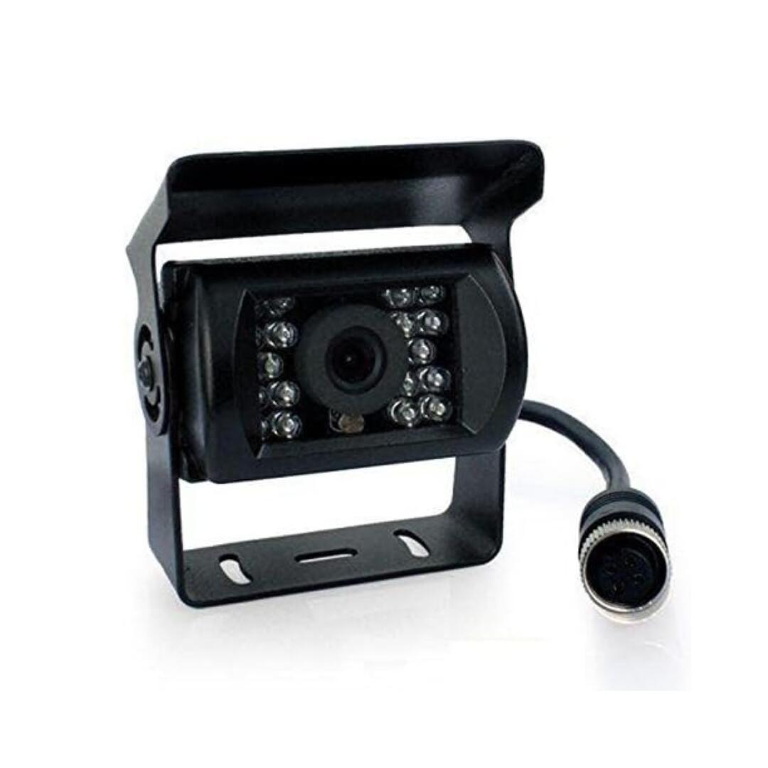 バックカメラ BK500PRO 18LED 4ピン 暗視 防水 12V 24V トラック バス 重機 車 リアビューカメラ ブラック 車載カメラ