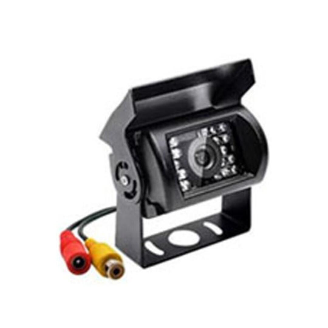 バックカメラ BK500 18LED RCA 暗視 防水 12V 24V トラック バス 重機 車 リアビューカメラ ブラック 車載カメラ