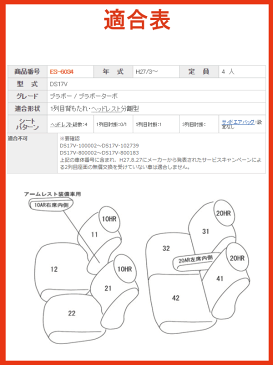 ミニキャブバン/H27.3〜/DS17V/ブラボー,ブラボーターボ/三菱/クラッツィオ プライム シートカバー/アイボリー,タンベージュ,ライトグレー,グレー,ブラック/clazzio クラッチオ/ES-6034