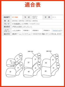 ノア/H22.5〜H25.12/ZRR7#系/Si温熱シート付き車/8人乗り/トヨタ/クラッツィオ アルカンターラセレクション シートカバー/アイボリー,グレー,ブラック/clazzio クラッチオ/ET-1563