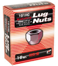 日本製 ホイールナット/16個入り/貫通タイプ/普通車用：トヨタ・ホンダ・三菱・マツダ・ダイハツ・イスズ/M12X1.5/21mm/メッキ/ラグナット【101HC-16P】 適合確認済み おすすめ 人気