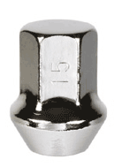 日本製 ホイールナット/バラ売り/普通車用：トヨタ・ホンダ・三菱・マツダ・ダイハツ・イスズ/M12X1.5/17mm/メッキ/ラグナット【F101-17】 適合確認済み おすすめ 人気