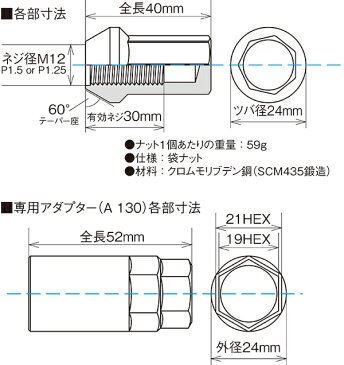 【ヘプタゴン キャリバー24】24個セット■200系ハイエース/レジアスエース/トヨタ■M12×P1.5■チタンコーティング高硬度Kics Heptagon Caliber24【専用アダプター入ナットセット】【HPC01+Z711B40 】